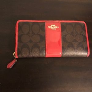 Coach Zip Around Wallet